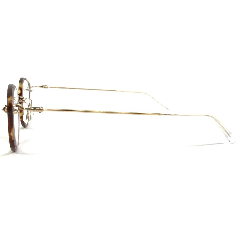 Kazuo Kawasaki Eyeglasses Frames KOOKI MP-631 Tortoise Round Titanium 48-15-140